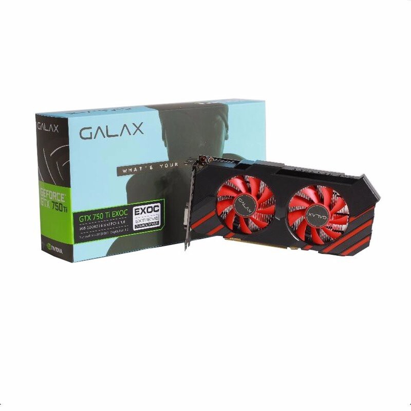Card màn hình Galax GTX 750 Ti EXOC 2GB DDR5