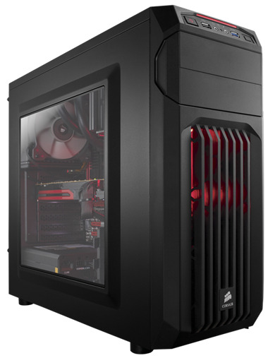 Case Corsair Carbide Series® SPEC-01 Red LED Gaming (Mid Tower)