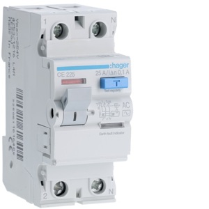 Cầu dao chống giật RCCB Hager CE225B