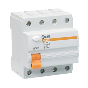 Cầu dao chống giật RCCB Sino SL68N 25A 30mA 4P