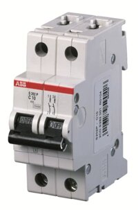 Cầu dao MCB ABB S202P-C10 25KA 10A 2P