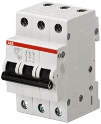 Cầu dao MCB ABB SH203L-C10 - 4.5KA 10A 3P