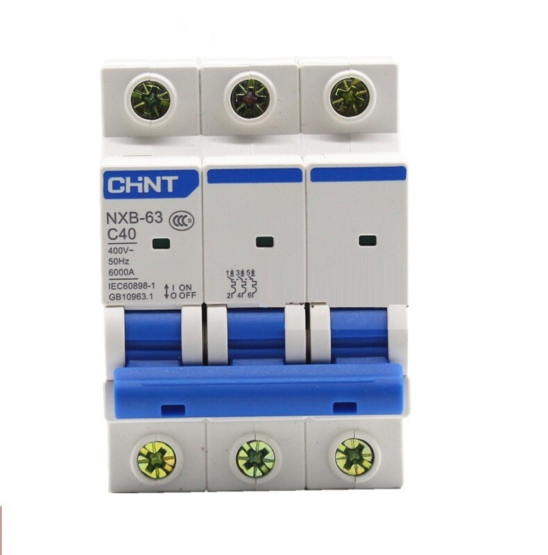 Cầu dao MCB Chint NXB-63 - 40A 6KA 3P