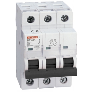 Cầu dao MCB Hitachi BK63-type-C-3P-40A