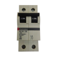 Cầu dao MCB Mitsubishi BH-D6 C N - 40A 6kA 2P