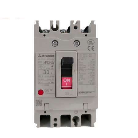 Cầu dao MCB Mitsubishi NF63-CV 3P 5A 7.5kA