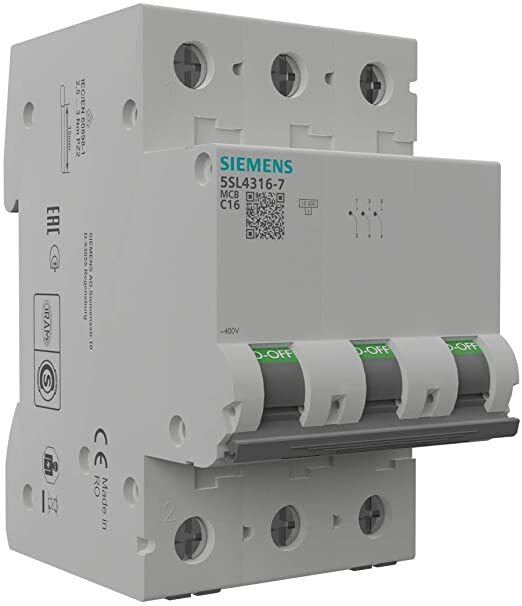 Cầu dao MCB Siemens 5SL4316-7CC 16A 10kA 3P
