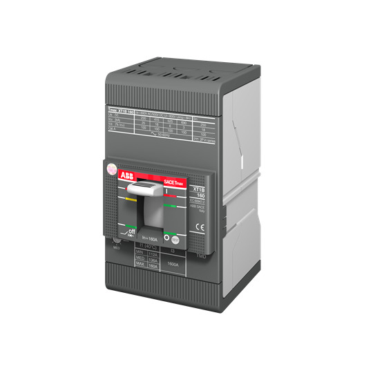 Cầu dao MCCB ABB XT1C - 100A 25kA 3P