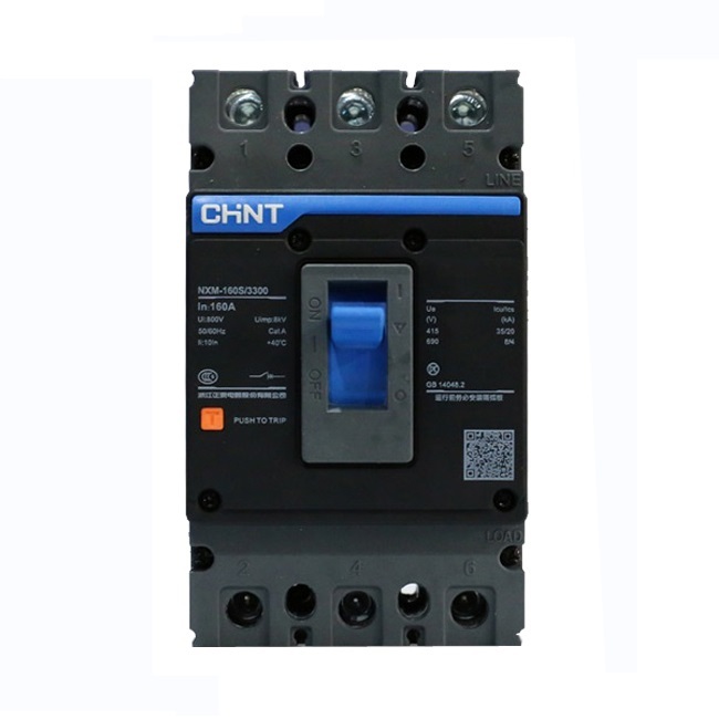 Cầu dao MCCB Chint NXM-250S/3300-160, 35KA, 3P