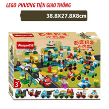 Lắp ráp Lego phương tiện giao thông Wangao 8002