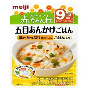 Cháo thịt bò và rau củ Meiji 9th