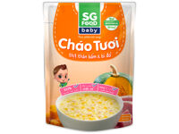 Cháo tươi baby thịt thăn bằm &amp; bí đỏ SG Food 240g