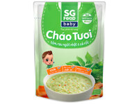 Cháo tươi baby tôm, rau ngót nhật SG Food 240g