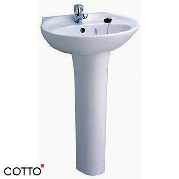 Chậu lavabo treo tường chân dài COTTO C013/C404