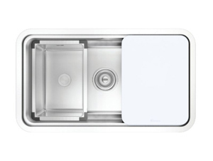 Chậu rửa bát 1 hố Konox KN8347SU Deko