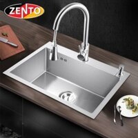 Chậu rửa bát inox 1 hố zento HD6845-304