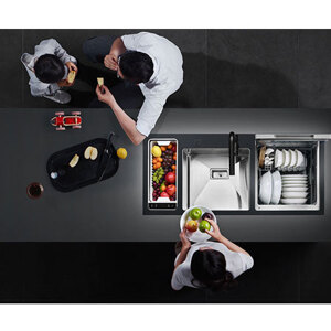 Chậu rửa bát kết hợp máy rửa bát Moonoah MN-8650MRB