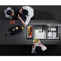 Chậu rửa bát kết hợp máy rửa bát Moonoah MN-8650MRB