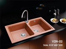 Chậu rửa chén bằng đá Việt Mỹ V2N-02 