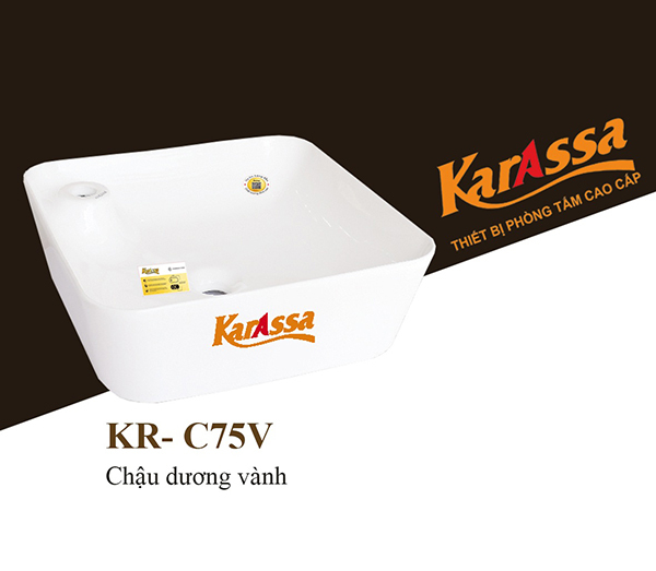 Chậu rửa Lavabo Karassa KR-C75V