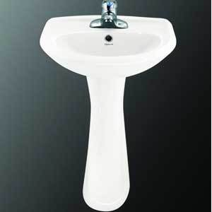 Chậu rửa lavabo treo tường Viglacera VTL3N và chân VI1T