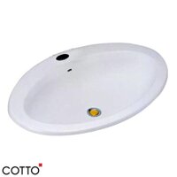 Chậu rửa mặt lavabo COTTO C019 (âm bàn đá)