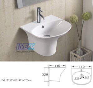 Chậu rửa mặt Lavabo Imex IM 1315D