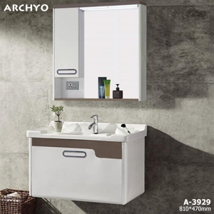 Chậu tủ liền gương Archyo A-3929