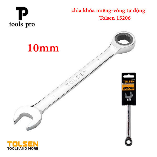 Chìa khóa miệng-Vòng tự động 10mm Tolsen 15206