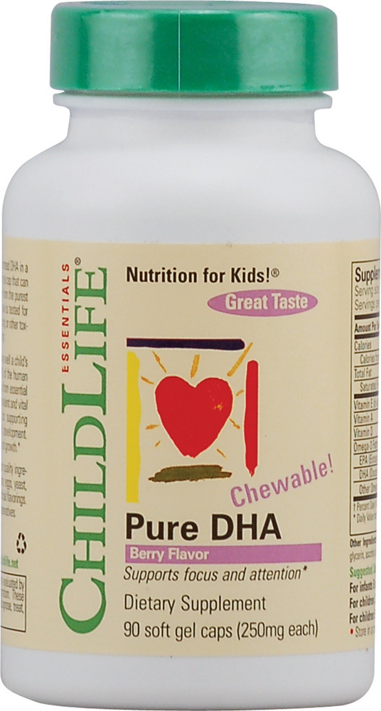 Viên Uống Bổ Sung DHA ChildLife Pure - 250 mg, 90 viên (Dành Cho Bé Từ 6 Tháng Tuổi)