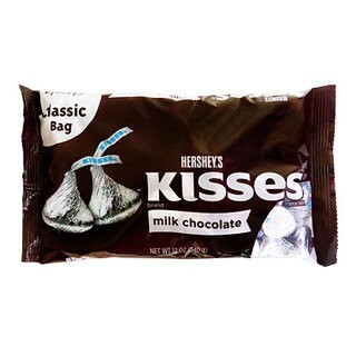 Chocolate Hershey Kisses Milk Chocolate 340g