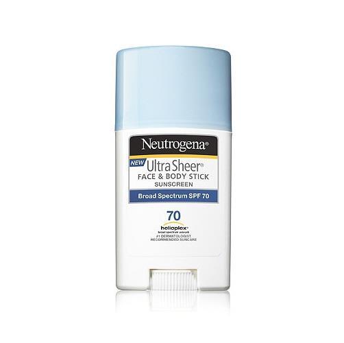 Sáp lăn chống nắng Neutrogena Ultra Sheer Face & Body Stick Sunscreen Broad Spectrum SPF 70
