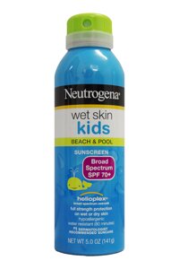 Chống nắng dạng xịt Neutrogena Wet Skin Kids SPF 70+