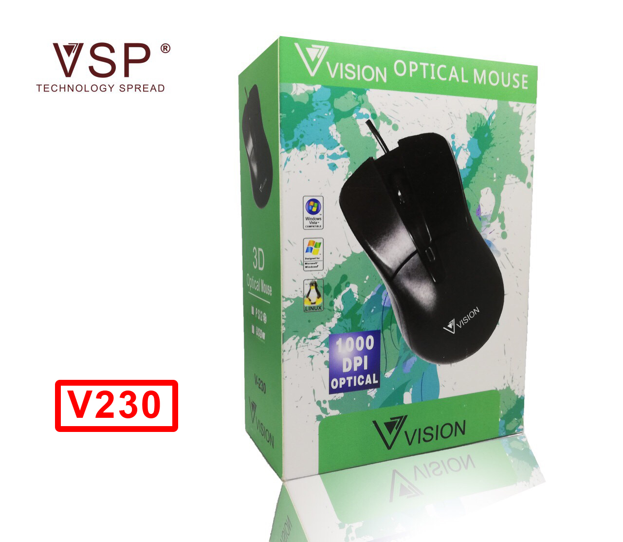 Chuột máy tính - Mouse Vision V230