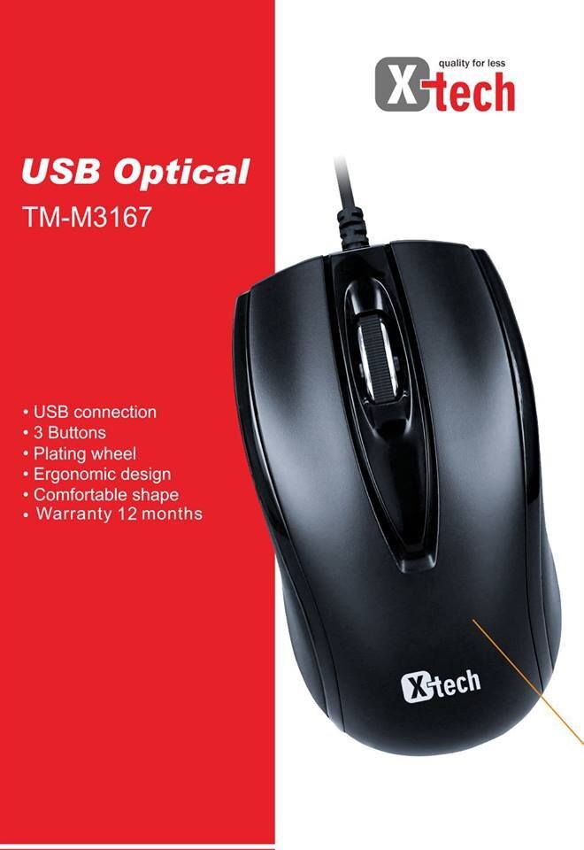 Chuột máy tính - Mouse X-Tech TM-M3167