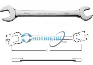 Cờ lê 2 vòng miệng mở Sata 41-216 (41216), 5.5x7mm