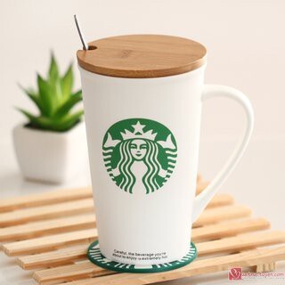 Cốc sứ Starbucks Coffee Grande 16