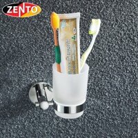 Cốc thủy tinh kèm kệ đơn inox Zento HA4603