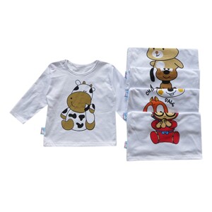 Combo 5 Áo Cài Vai Tay Dài Mihababy ATD01