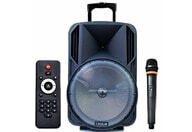 Combo Loa Bluetooth Karaoke i.value F12-65N Nhựa đen + Mic không dây
