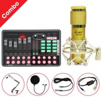 Combo micro Ami BM900 và soundcard MKAI H9