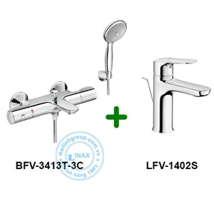 Combo Vòi chậu + Sen tắm  LFV-1402S+BFV-3413T-3C