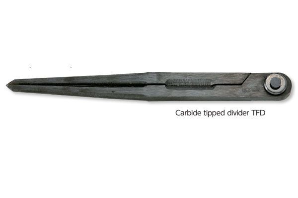 Compa vạc dấu mũi carbide dài 100mm NiigataSeiki TFD-100