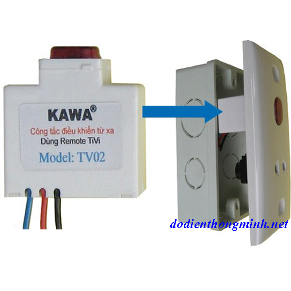 Công tắc điều khiển từ xa Kawa TV02