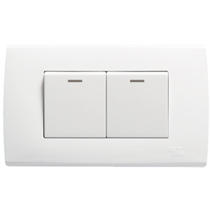 Công tắc đôi 1 chiều Artdna A83-K02A