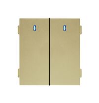 Công tắc LED đôi 1 chiều Artdna A77-K2A