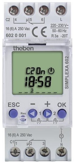 Công tắc thời gian Theben Simplexa 602