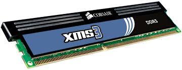 RAM Corsair XMS3 (CMX4GX3M1A1333C9) - DDR3 4GB - Bus 1333Mhz - PC3-10600