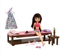 Búp bê Ori Hiền Hòa thư giãn tại Spa