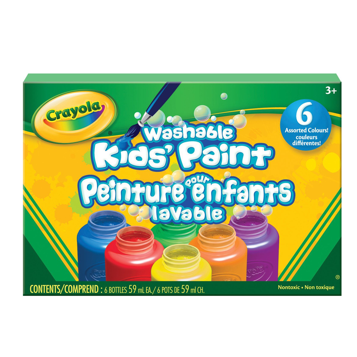 Bộ màu nước dạng lọ Crayola 54-1204 (5412040009) - 6 màu